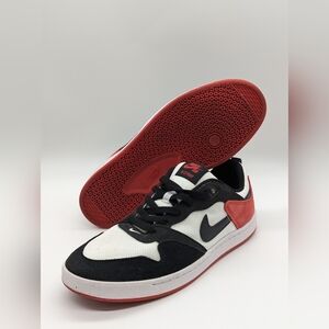 Nike SB Alleyoop Dunk Chicago Black Toe Bred CJ0882-102 Men's Size 9.5M Worn 1X